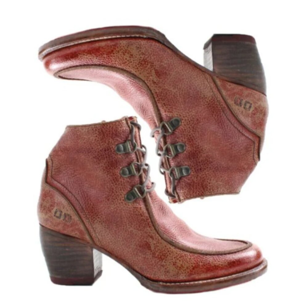 BED/STU Adobe Made In Mexico Leather Mage Booties - Picture 2 of 7